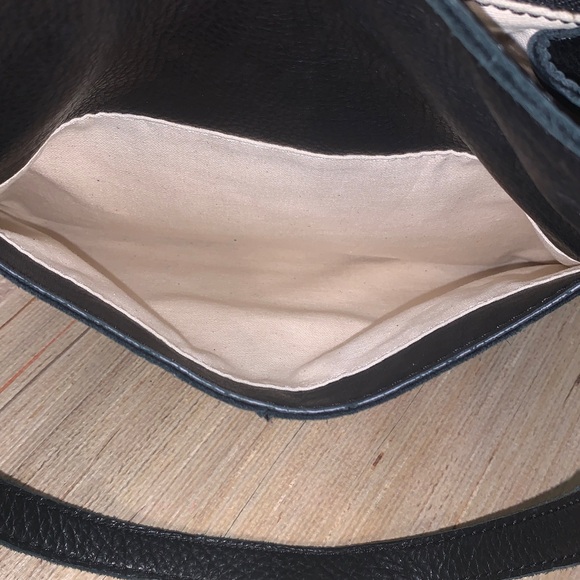 Margot New York Marcie Marcy Handbag Buttery Leather Black Classic Old Money - Picture 7 of 16